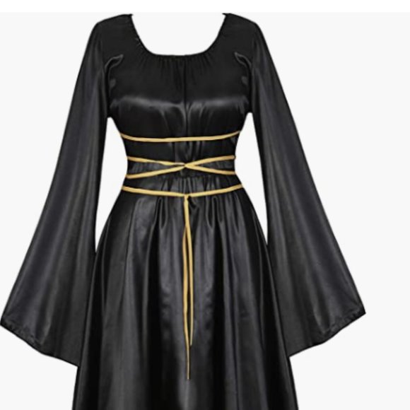 WOMENS COSTUME MIDIEVAL GOTHIC DRESS VARIOUS SIZES  #526 - Picture 1 of 3